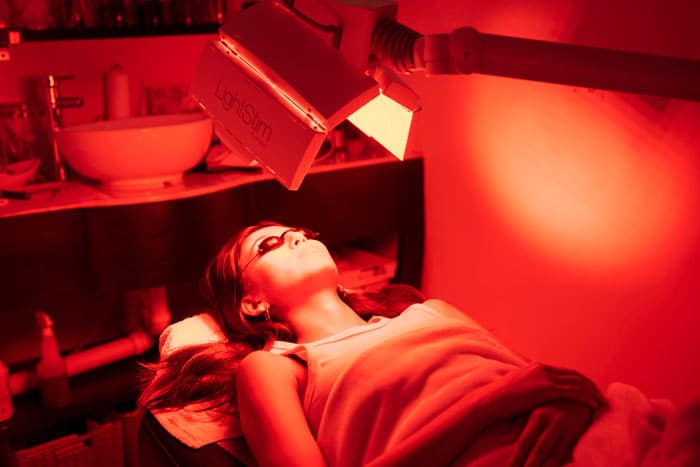 Red light therapy at Beauty on Broadway